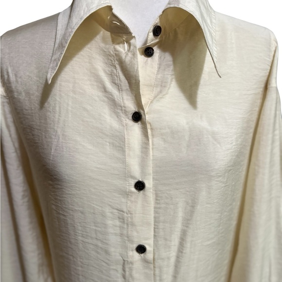 NWT’s WB With Black long sleeve button up shirt - Picture 2 of 11